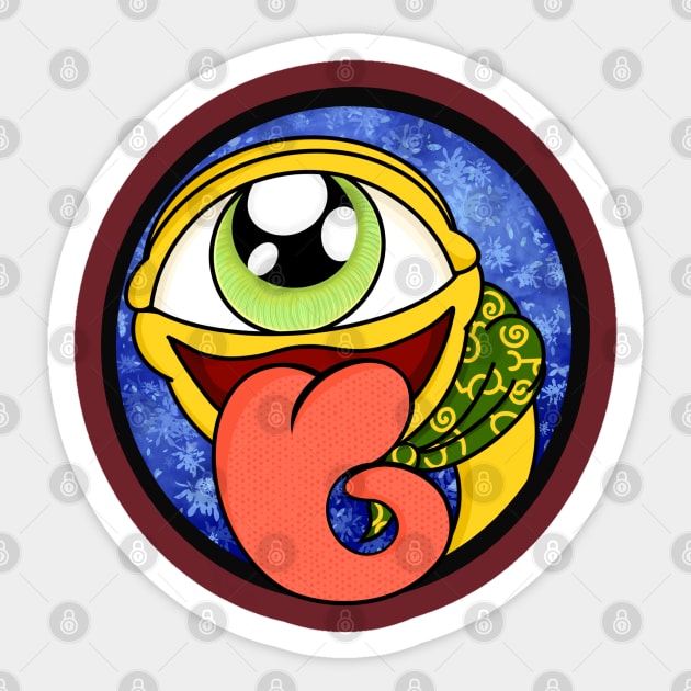 Suezo - monster rancher Sticker by HazelGeek